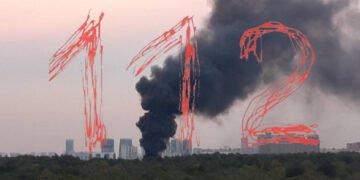 В москве снова пылает. На этот раз горят теплицы сельскохозяйственной академии