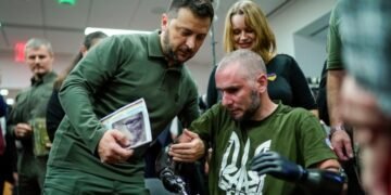 Зеленский посетил раненых украинских солдат в Нью-Йорке в преддверии выступления в ООН