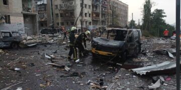 Эстонские волонтеры попали под обстрел в Украине