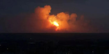 Российская ракета взорвалась в Полтавской области