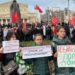 В Москве на акцию протеста вышли жены мобилизованных