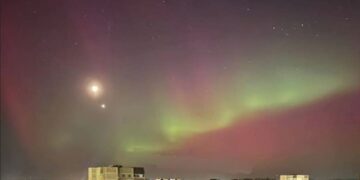 Полярное сияние на Киевщине может повториться