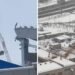 ЧП в России: в Подмосковье подъёмный кран рухнул на котельную