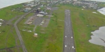 В России море съело целый аэродром. ВИДЕО