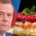Медведев требует сажать украинцев за любовь к салатам