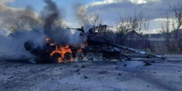 Танковая группа оккупантов наступала 35 секунд, а потом все. ВИДЕО