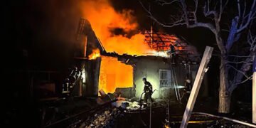 На Одещині збитий дрон впав на житловий будинок і вибухнув: є загиблий. ФОТО