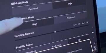 В Tesla Cybertruck есть режим для передвижения по воде