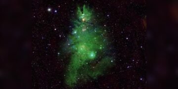 NASA показало космическую “новогоднюю елку” – фото