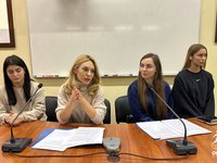 Студенты КНУ им. Т. Шевченко встретились с координаторами и спортсменками проекта Olympic Dreams