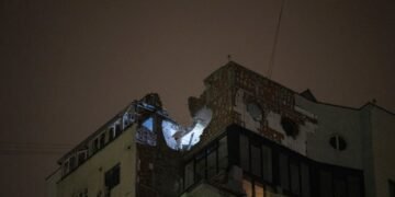 Киев подвергся атаке беспилотников