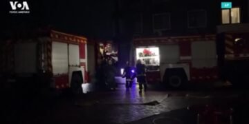 Масштабная атака дронов в новогоднюю ночь