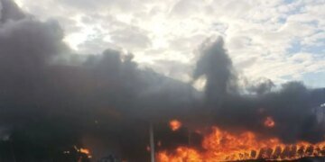 FPV-дроны ВСУ в хлам разнесли базу танковой дивизии в Белгородской области. ФОТО