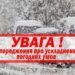 Вьюги, снегопады и мороз до -25°: Укргидрометцентр опубликовал предупреждение для всей страны