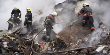 В Харькове возникли пожары после атаки беспилотников