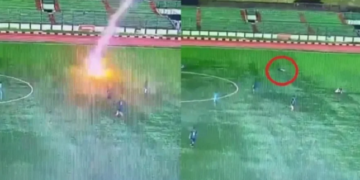 В Індонезії блискавка вбила футболіста під час матчу