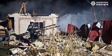 ВВС Украины заявили о сбитии 17 из 22 запущенных Россией дронов