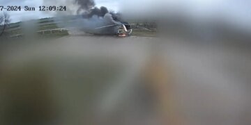 Военную часть Приднестровья атаковал дрон:  сгорел вертолет. ВИДЕО