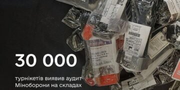 Лежали майже рік. На складах Командування медичних сил виявили 30 тисяч турнікетів