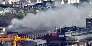В США вспыхнул завод боеприпасов