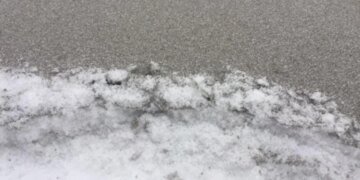 В Ивано-Франковской области выпал снег. ВИДЕО