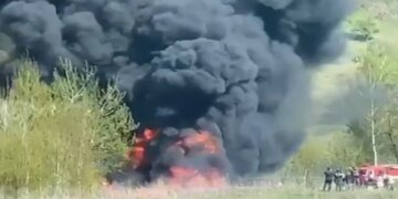 В России тревожно: Курск атаковали беспилотники, начался сильный пожар. ВИДЕО