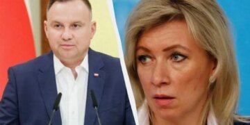 Дуда “провоцирует” Россию: Захарова пригрозила Польше военным столкновением