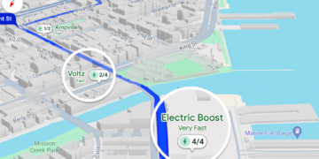 Google Maps привлекла ИИ для поиска зарядок для электромобилей