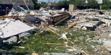 Из-за взрыва в Ростовской области РФ разрушен дом. ВИДЕО