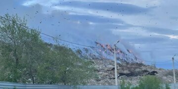 “Гарь и пластиковый дождь”: в российском Новосибирске второй день не могут погасить пожар