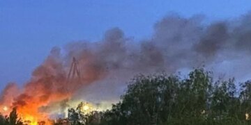 В России вспыхнула Выборгская нефтебаза