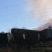 В России 27 вагонов сошли с путей в Амурской области, горит лес. ВИДЕО