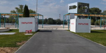 На бєлгородських пляжах встановили укриття