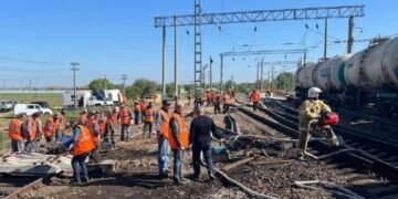 В Ростовській області на залізниці палала цистерна з паливом