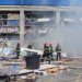 Румынии произошёл взрыв в магазине строительных товаров. ВИДЕО
