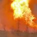 В Саратовской области РФ прогремел взрыв на газохранилище, начался пожар. ВИДЕО