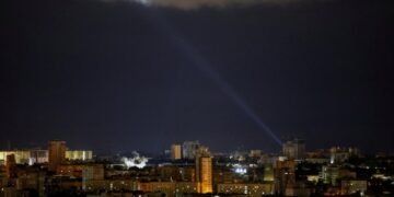 Россия нанесла массированный воздушный удар по Киеву