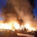 У російському Нижньому Новгороді спалахнули склади: ВІДЕО потужної пожежі