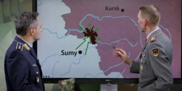 “Это окно возможностей”: немецкий генерал показал направления наступления на Курскую область