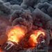 В Ростовской области РФ уже неделю горит нефтебаза. ВІДЕО