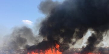 Під Одесою масштабна пожежа: рятувальники кажуть, що гасіння вогню неможливе
