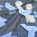 «Требуем мира!»: москвичи возложили цветы к памятнику Лесе Украинке