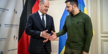 Зеленский в Нью-Йорке встретился с Шольцом