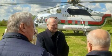 Три шахеда залетели в Беларусь, пока в небе находился вертолет Лукашенко