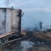 В Красноярском крае РФ загорелось хранилище с 3000 тоннами гороха
