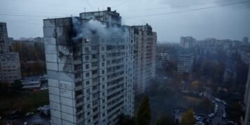 Россия атаковала Киев беспилотниками в течение нескольких часов