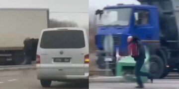 В Днепре мужчина на ходу выпрыгнул из авто ТЦК: подробности. ВИДЕО