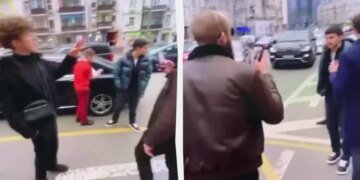 В Киеве мажоры перекрывали движение и подпевали “Я русский”: полиция уже одного нашла. ВИДЕО