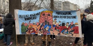 Тысячи людей вышли на улицы Вашингтона против  инаугурации Трампа. ВИДЕО