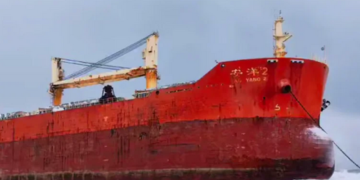 Китайське суховантажне судно з паливом сидить на мілині біля російського кордону